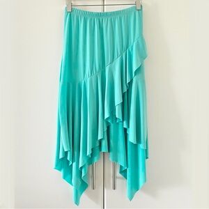 Y2K Asymmetrical Ruffle Skirt